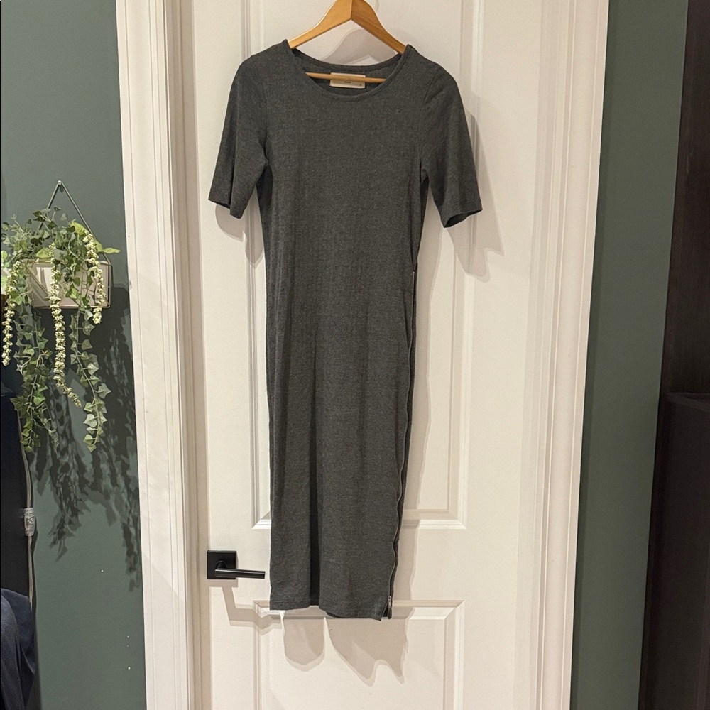 Vero Moda Charcoal Midi Dress